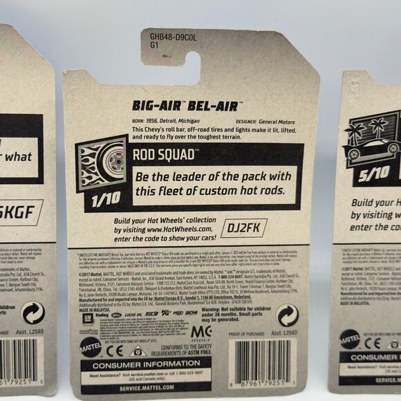 Hot Wheels 2020 Set Of 4: 42 Willys MB Jeep Big-Air Bel-Air Electrac Silhouette - Picture 8 of 10